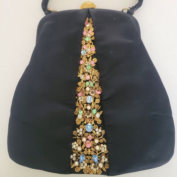 Rare Vintage Maxim Embellished Evening Bag - Picture 3 of 8